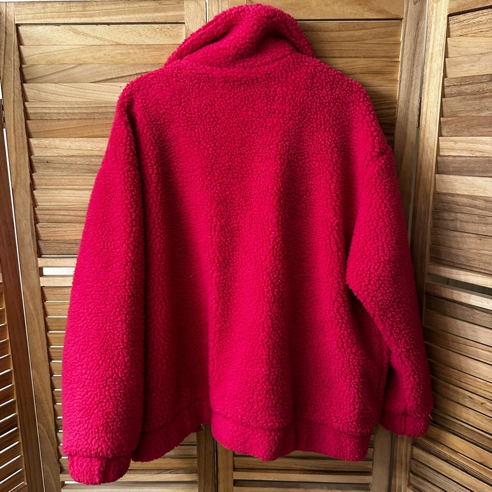 I.AM.GIA x Dolls Kill Flirty Rose Pixie Sherpa Coat Size M - Picture 6 of 8